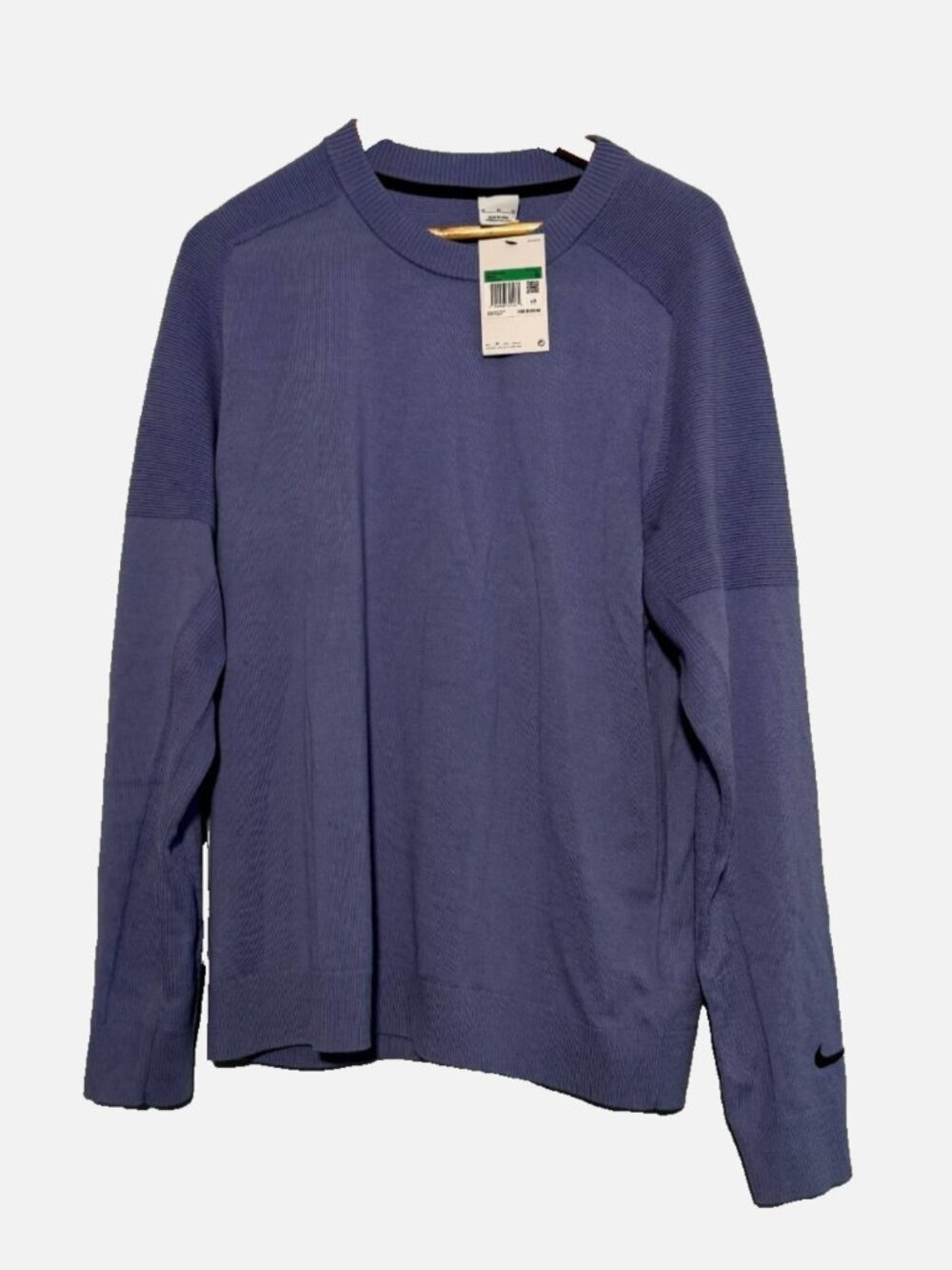 NWT Nike Men's Tiger Woods Golf Sweater Xavier University Purple Knit XL